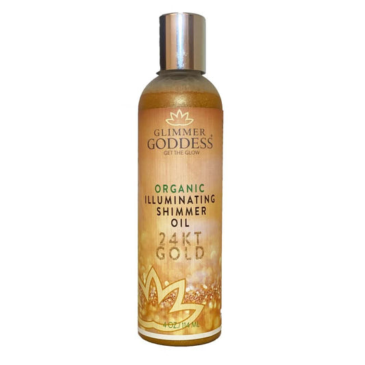 Glimmer Goddess Organic Illuminating Shimmer Oil - 24KT Gold