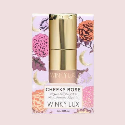 Winky Lux Cheeky Rose Liquid Highlighter Moonlight 0.21 fl oz - Imperfect Box