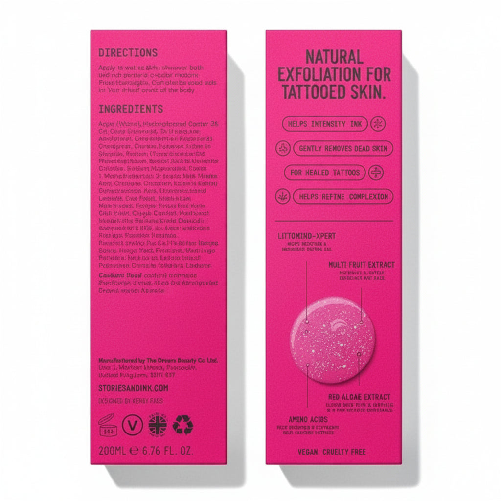 Stories & Ink Enhancing Exfoliating Body Wash 6.76 fl oz - New