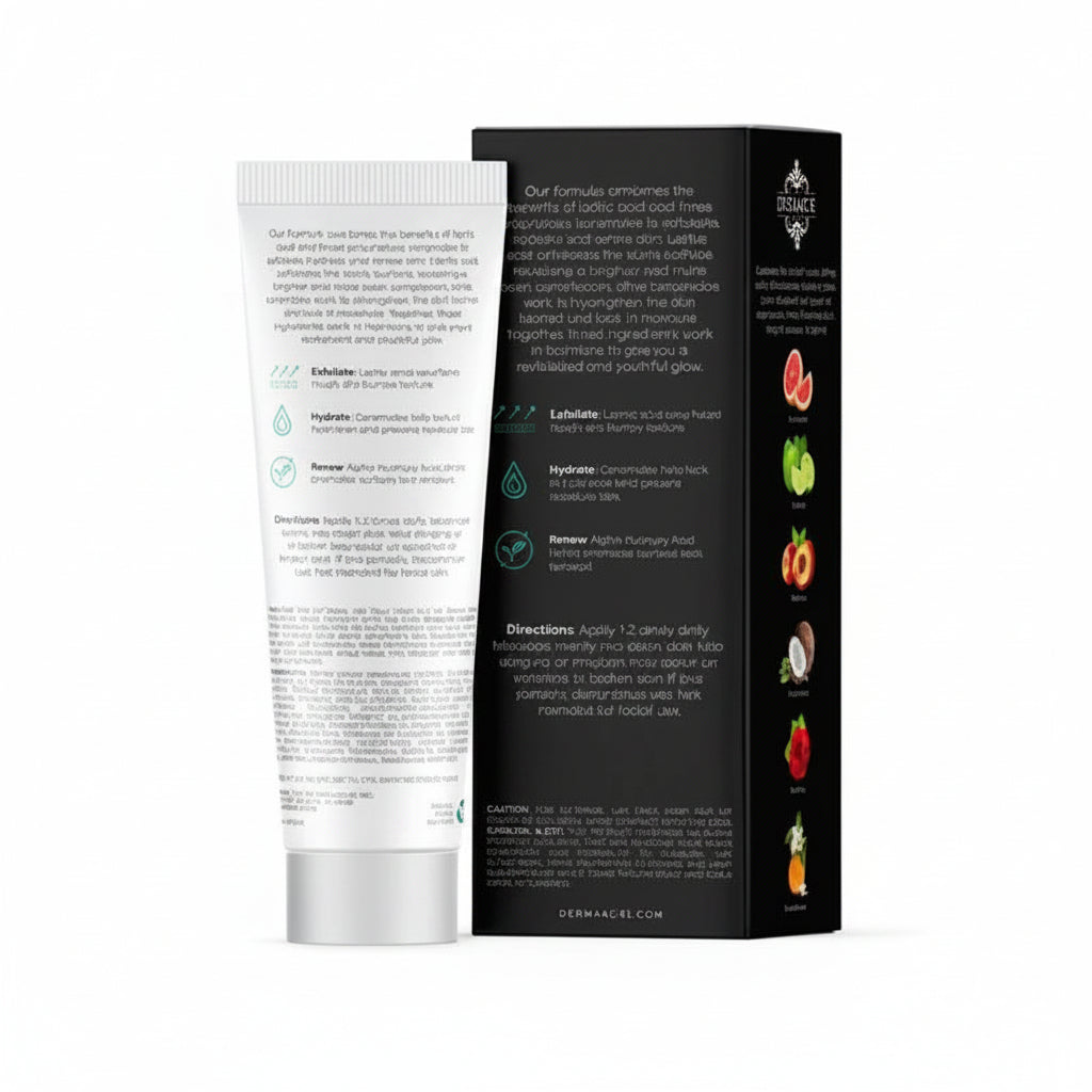 Dermasuri Exfoliating Body Lotion Pink Grapefruit 4oz - New
