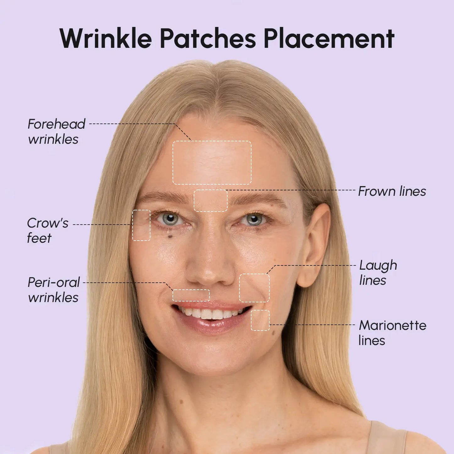 Anti-wrinkle Tape Patches on