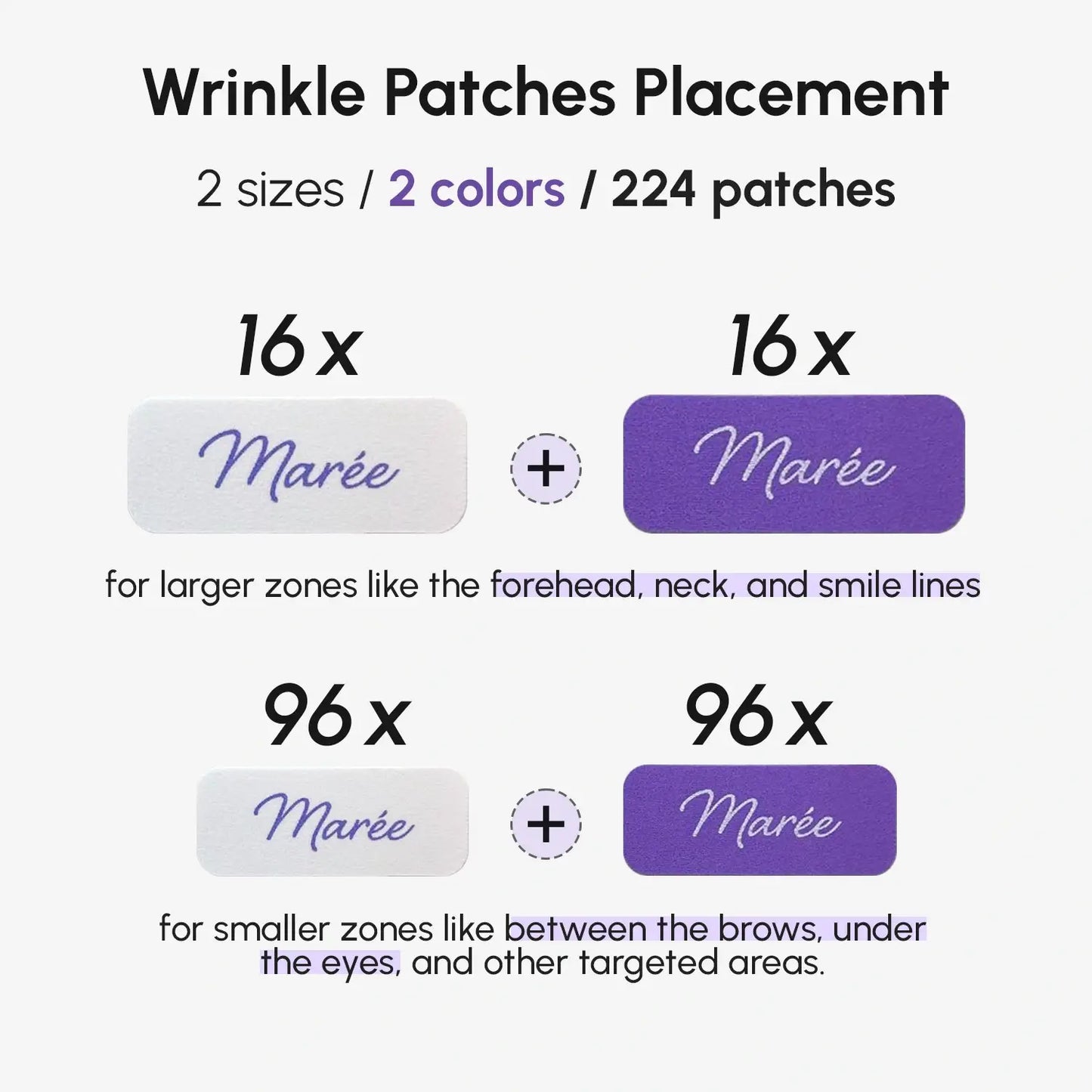 Anti-wrinkle Tape Patches on