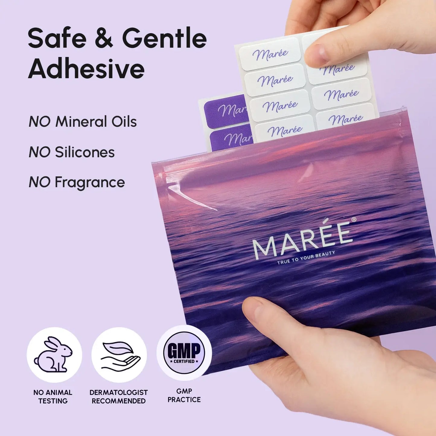 Anti-wrinkle Tape Patches on
