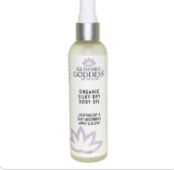 Glimmer Goddess Organic Silky Dry Body Oil 4 oz